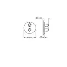 Grohe Grohtherm 1000 Термостат для душа со встроенным преключателем на 2 положения (19985000)