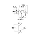 Смеситель для душа Grohe BauEdge (цвет - хром) (23333000) фото 5 Aquada.com.ua