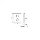 Термостат для душа Grohe Grohtherm F (цвет - хром) (27618000) фото 3 Aquada.com.ua