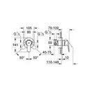 Смеситель для душа Grohe Bau Edge (цвет - хром) (29040000) фото 2 Aquada.com.ua