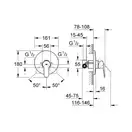Змішувач для душа Grohe Bauedge, хром (29078000)