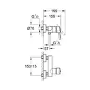 Grohe Concetto Змішувач для душу, хром (32210001)