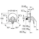 Grohe Eurostyle Смеситель для душа скрытого монтажа, хром (33635003)
