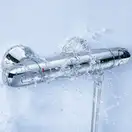 Смеситель для душа Grohe Grohtherm DN 15 (цвет - хром) с душевым гарнитуром (34151003) фото 7 Aquada.com.ua