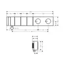 Grohe Axor Edge Термостат для душа на 3 функции, хром (46710000)