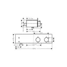 Термостат для душа Hansgrohe ShowerTablet 350 (цвет - хром) (13102000) фото 3 Aquada.com.ua