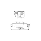 Термостат для душа Hansgrohe Ecostat Select (цвет - белый/хром) (13161400) фото 2 Aquada.com.ua
