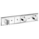 Термостат, скрытого монтажа, на 2 потребителя Hansgrohe RainSelect (цвет - хром/белый) (15355400) фото 1 Aquada.com.ua