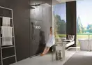 Термостат, скрытого монтажа, на 3 потребителя Hansgrohe RainSelect (цвет - хром) (15356000) фото 2 Aquada.com.ua