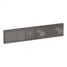 Термостат прихованого монтажу Hansgrohe RainSelect на 2 споживача, Brushed Black (15380340)