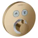HANSGROHE ShowerSelect S Термостат для ванны, шлифованная бронза (15743140)