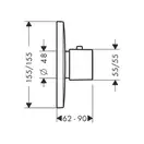 Термостат для душа Hansgrohe PuraVida (цвет - хром) (15772000) фото 2 Aquada.com.ua
