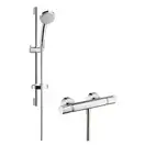 Hansgrohe Термостат для душа Ecostat Comfort с душевым гарнитуром Croma 100 Vario Combi 0,65 см (27034000) фото 1 Aquada.com.ua