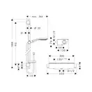 Душевой набор Hansgrohe Ecostat Select/Raindance S150 3jet, хром (27037000) фото 3 Aquada.com.ua