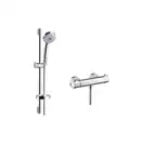Душевой гарнитур с термостатом Hansgrohe Croma 100 Multi (27086000) фото 1 Aquada.com.ua