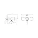 Смеситель для душа Imprese Hydrant (цвет - brushed nickel) (ZMK031806080) фото 2 Aquada.com.ua