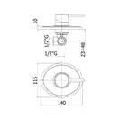 Смеситель для душа Paffoni Berry (цвет - хром) (BRBOX010CR) фото 2 Aquada.com.ua
