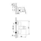 Смеситель для душа Primera Shape (цвет - хром) (10140015) фото 2 Aquada.com.ua