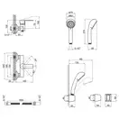 Змішувач для душу Qtap Alza 4051104C (QTALZ4050104C) фото 2 Aquada.com.ua