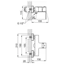 Змішувач для душу Qtap Lipno 4023101CB (QTLIPNO4023101CB) фото 2 Aquada.com.ua
