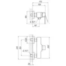 Змішувач для душу Qtap Namesti 4025102C (QTNAM4025102C) фото 2 Aquada.com.ua