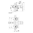 Змішувач для душу Qtap Nihonto 4022101CB (QTNH4022101CB) фото 2 Aquada.com.ua