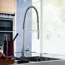 Смеситель для кухни, выдвижной гибкий излив Axor Citterio (39840000) фото 4 Aquada.com.ua