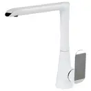 Смеситель для кухни Devit Iven (цвет - хром/белый) (43108141W) фото 1 Aquada.com.ua