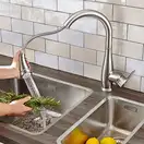 Смеситель однорычажный для кухни Grohe Parkfield DN 15 (цвет - хром) (30215000) фото 3 Aquada.com.ua