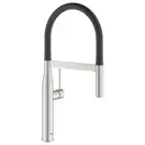 Смеситель для кухни Grohe Essence (цвет - сталь), с поворотным изливом (30294DC0) фото 1 Aquada.com.ua