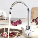 Смеситель однорычажный для кухни Grohe Eurostyle DN 15 (цвет - хром) (31126002) фото 2 Aquada.com.ua