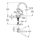 Змішувач для мийки Grohe Eurosmart Cosmopolitan (31188002)
