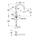 Смеситель для кухни Grohe Bau Classic (цвет - хром) (31234000) фото 2 Aquada.com.ua