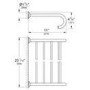 Набор Grohe смеситель для кухни сенсорный Minta Touch 31360001 + полка для полотенец Essentials Authentic 40660001 (3136000140660000) фото 4 Aquada.com.ua