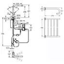 Набор Grohe смеситель для кухни сенсорный Minta Touch 31360001 + полка для полотенец Essentials Authentic 40660001 (3136000140660000)