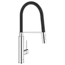 Смеситель для кухни Grohe Concetto (цвет - хром/чёрный) (31491000) фото 1 Aquada.com.ua