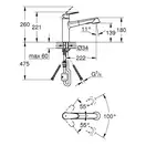 Смеситель для кухни, однорычажный Grohe Eurodisс Cosmopolitan (цвет - хром) (32257002) фото 2 Aquada.com.ua
