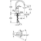 Змішувач для кухні Grohe Eurosmart (33202002)