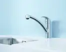Смеситель для кухни с поворотным изливом Grohe Eurosmart (цвет - хром) (33281002) фото 6 Aquada.com.ua