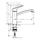 HANSGROHE Смеситель для кухни, однорычажный MyCube M (13815000) фото 3 Aquada.com.ua