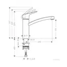 GROHE Ecos M Смеситель для кухни однорычажный, хром (14815000) фото 4 Aquada.com.ua