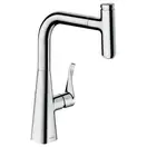 HANSGROHE Смеситель для кухни 240, однорычажный, с выдвижным изливом Metris Select (14857000) фото 1 Aquada.com.ua