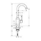 Смеситель для кухни Hansgrohe Talis Classic (цвет - хром) (14858000) фото 2 Aquada.com.ua