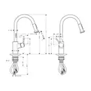 HANSGROHE Смеситель для кухни, однорычажный Talis S (14877000) фото 2 Aquada.com.ua