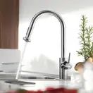 HANSGROHE Змішувач для кухні Talis S2 Variarc з висувним виливом, хром (14877000)