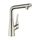 Змішувач для кухні Hansgrohe Metris Select 320 1jet, сталевий (14883800)