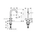 Змішувач для кухні Hansgrohe Logis (71280000)