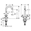 Смеситель для кухни Hansgrohe Logis M32 220, 1jet (цвет - хром) (71285000) фото 2 Aquada.com.ua