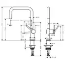 Смеситель для кухни Hansgrohe Talis U M54 220 (цвет - хром) (72806000) фото 4 Aquada.com.ua