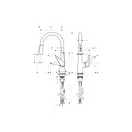 Смеситель для кухни, однорычажный Hansgrohe Talis S (цвет - сталь) (72813800) фото 2 Aquada.com.ua